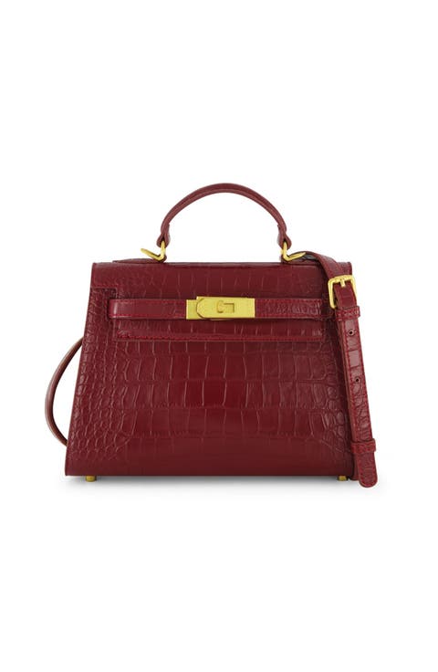 Kayla Croco Handbag