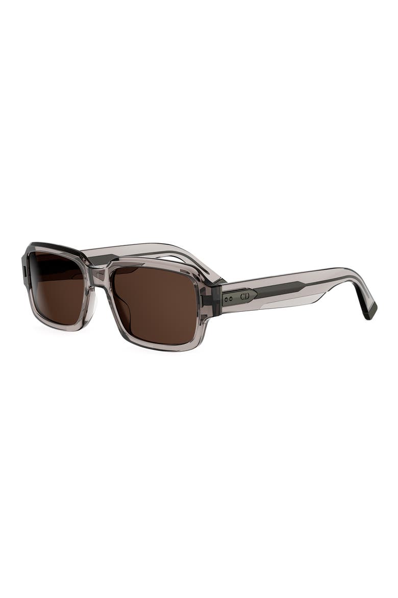 'DiorTailoring S21 56mm Geometric Sunglasses, Alternate, color, BEIGE/ OTHER / BROWN