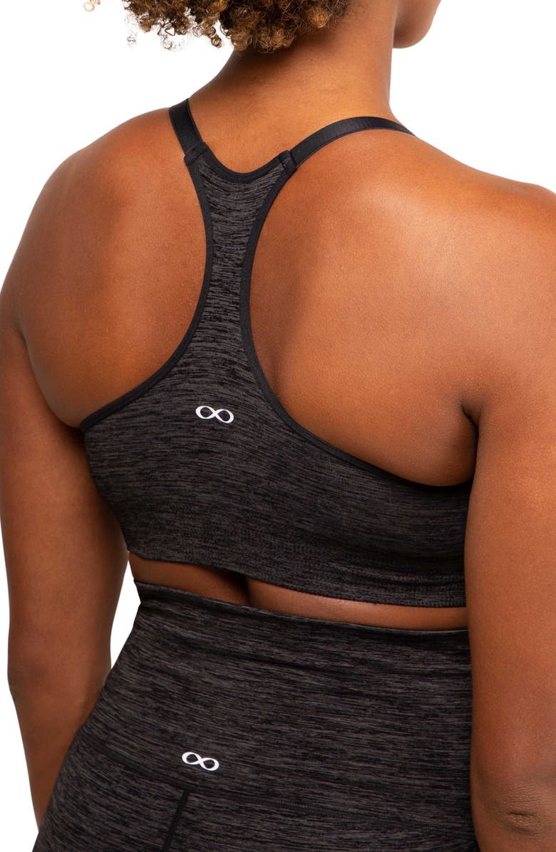 Modern Eternity Seamless Maternity/Nursing Racerback Yoga Bra, Alternate, color, 