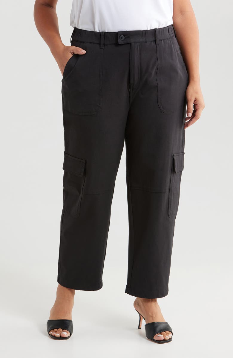 Universal Standard Karlee High Waist Stretch Cargo Pants, Main, color, 
