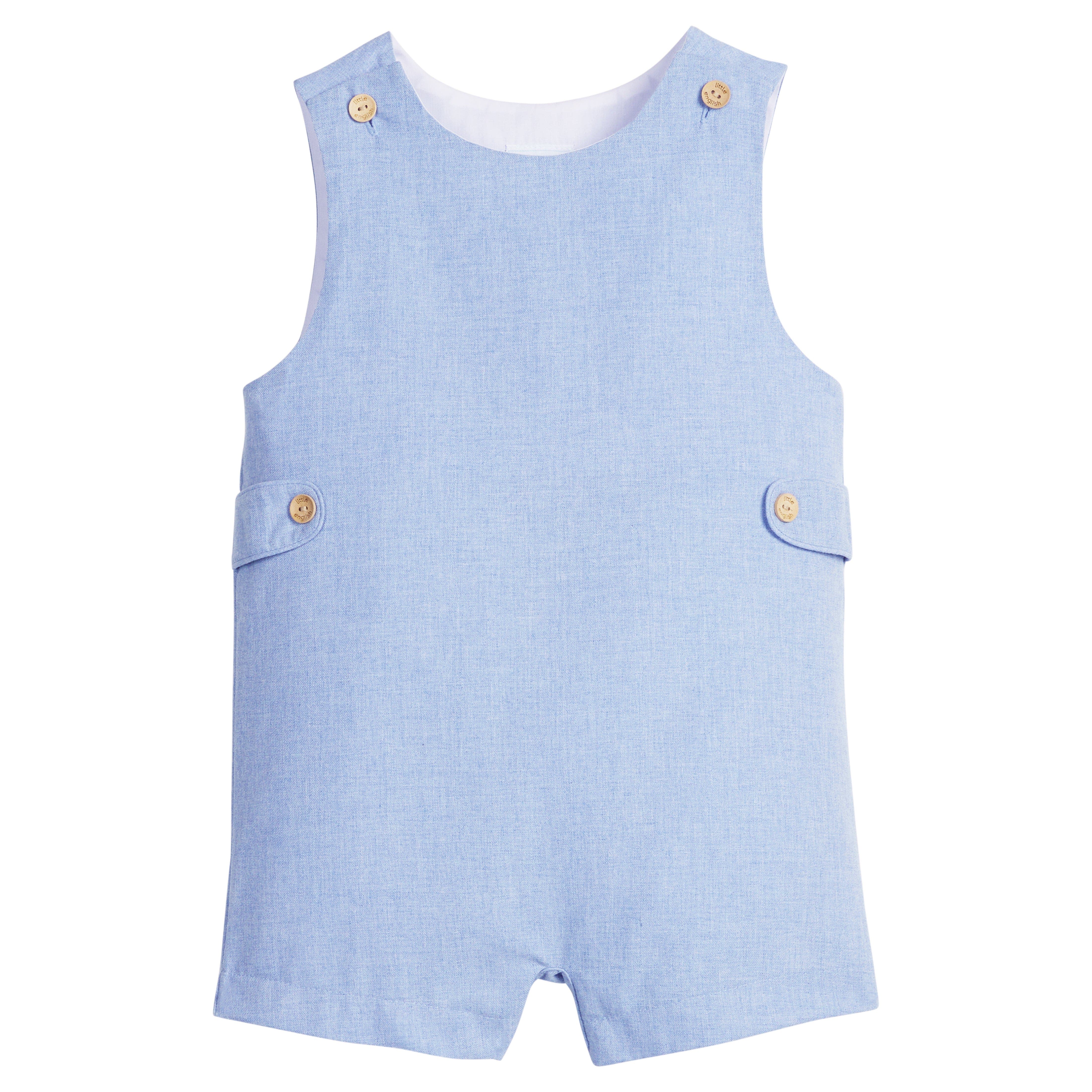 Little English Kids' Vintage Button Tab John John in Alaskan Flannel 