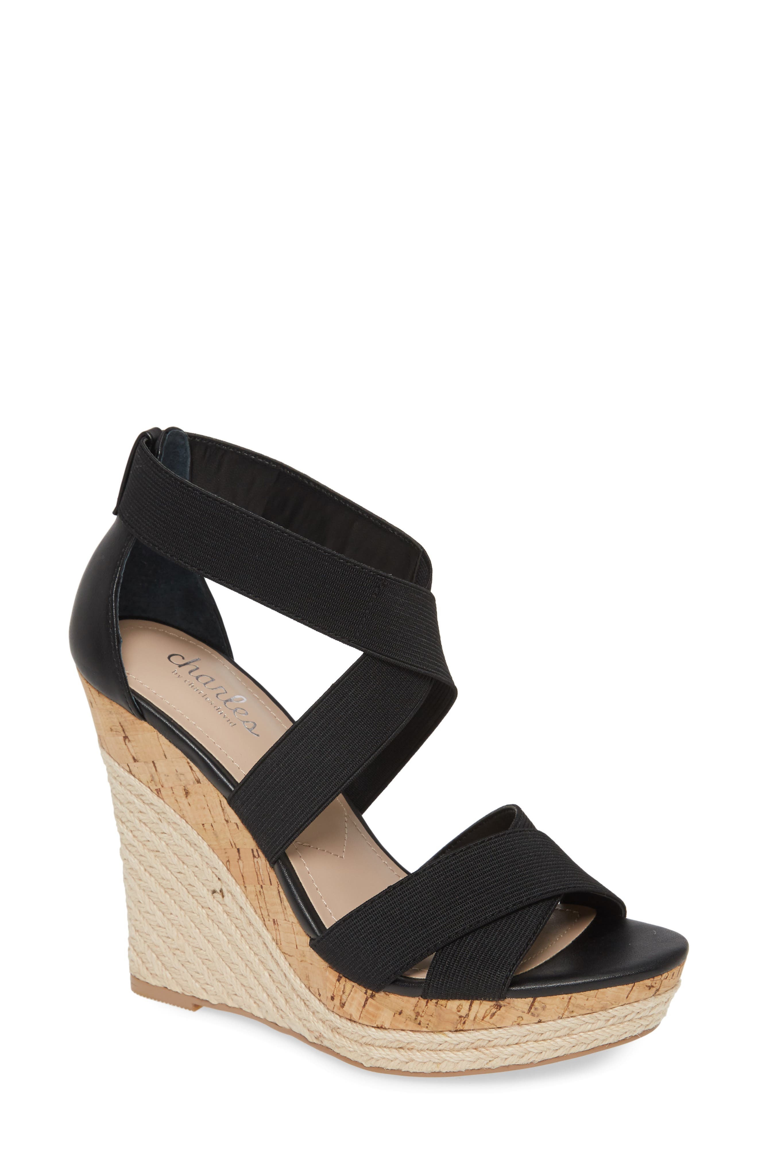 Charles by Charles David Azures Platform Wedge Sandal, Main, color, 