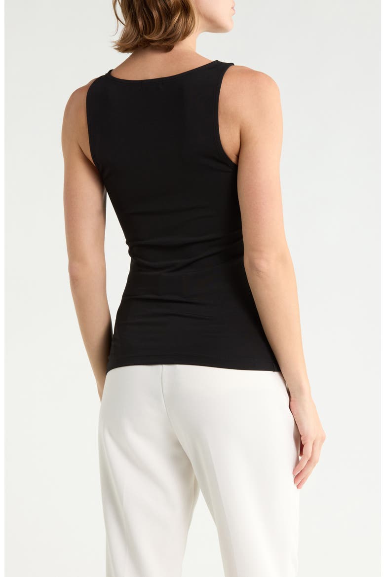 Cowl Neck Sleeveless Knit Top, Alternate, color, BLACK