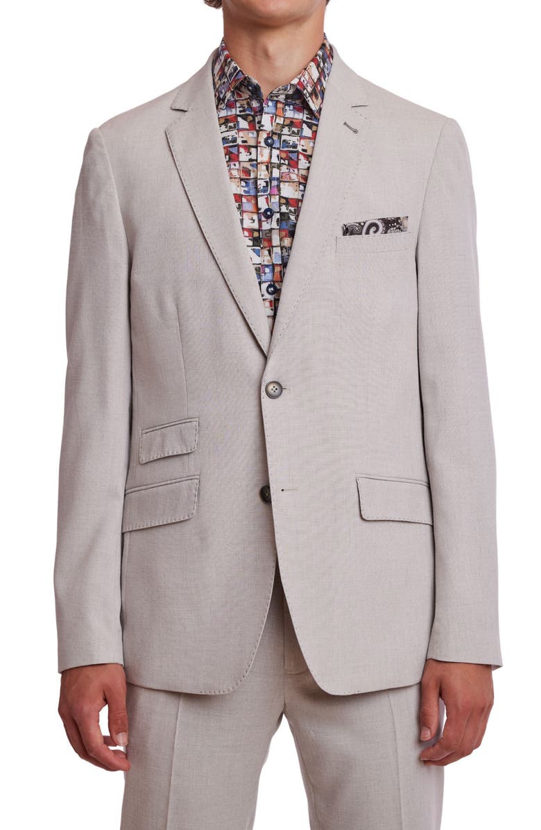 PAISLEY & GRAY Dover Slim Fit Sport Coat, Main, color, Light Tan Melange