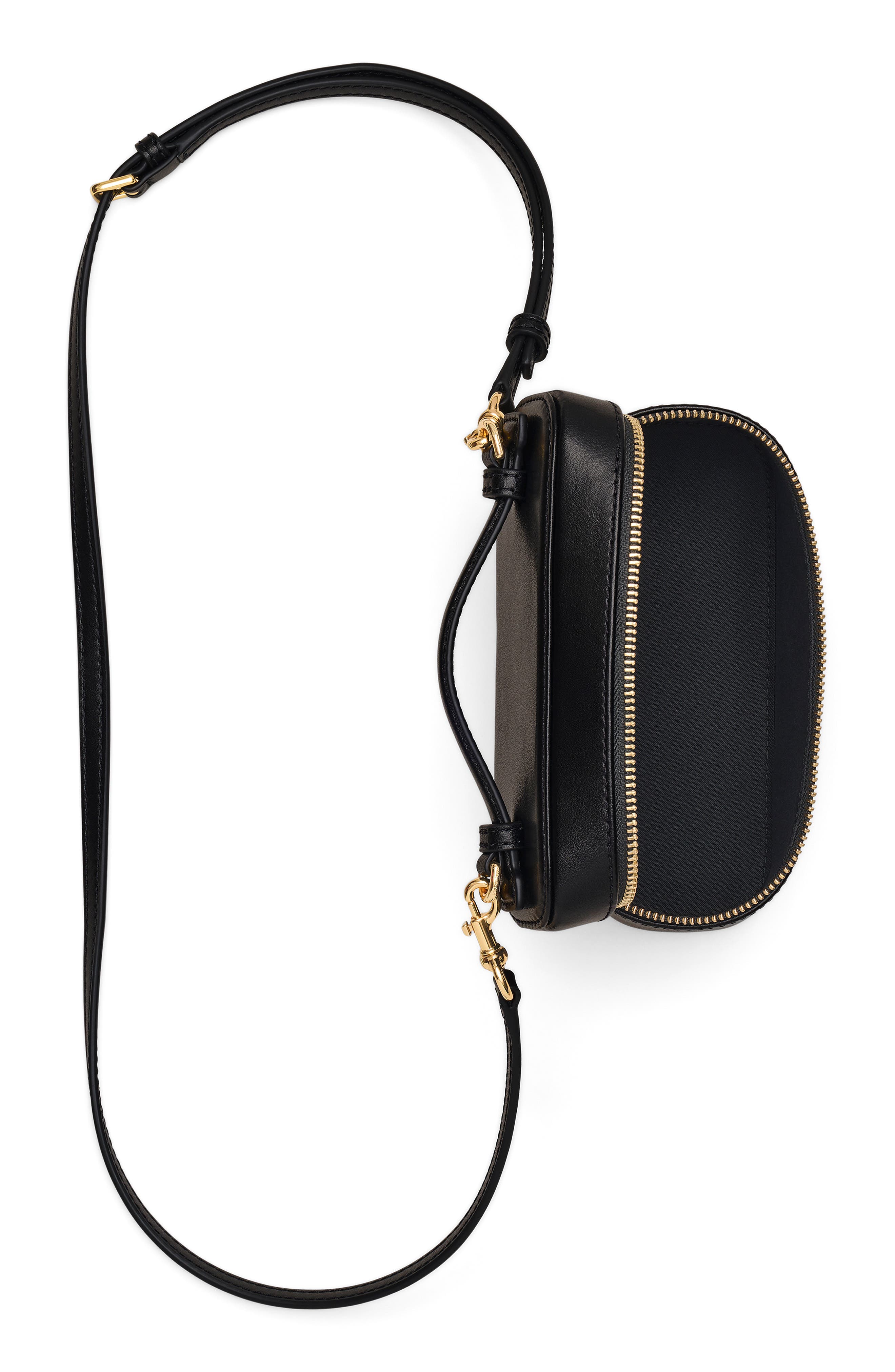 Marc Jacobs The East/West Vanity Bag, Alternate, color, Black