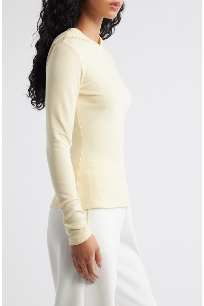 Leni Hooded Top, Alternate, color, BUTTER YELLOW
