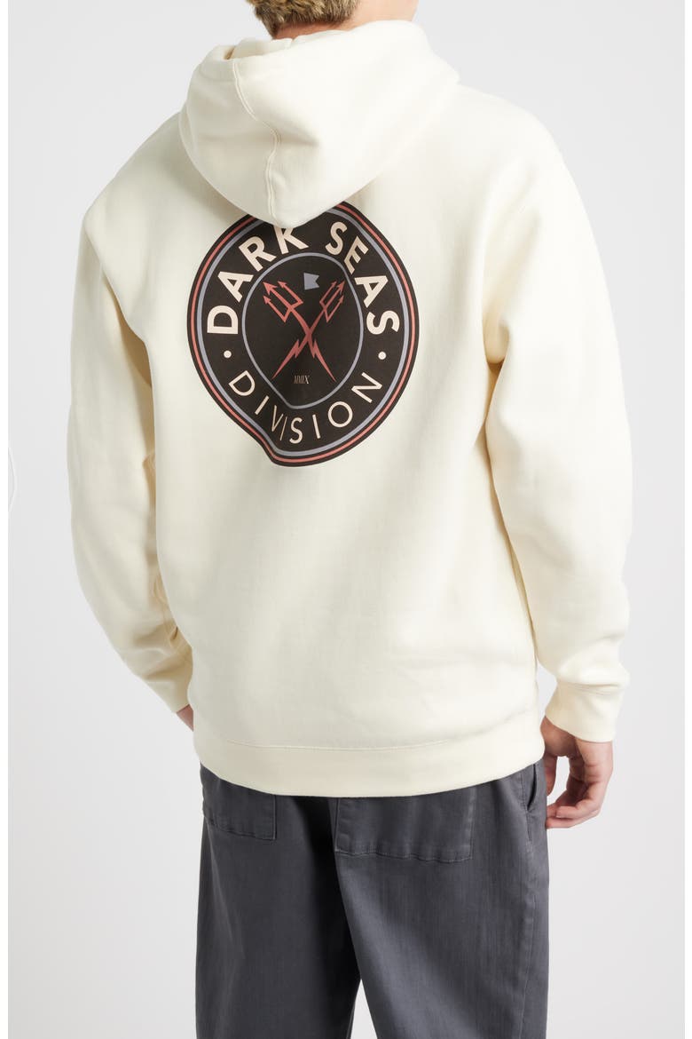Time Teller Logo Graphic Fleece Hoodie, Alternate, color, IVORY