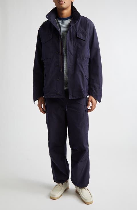 Military Cotton & Nylon Oxford Cargo Pants