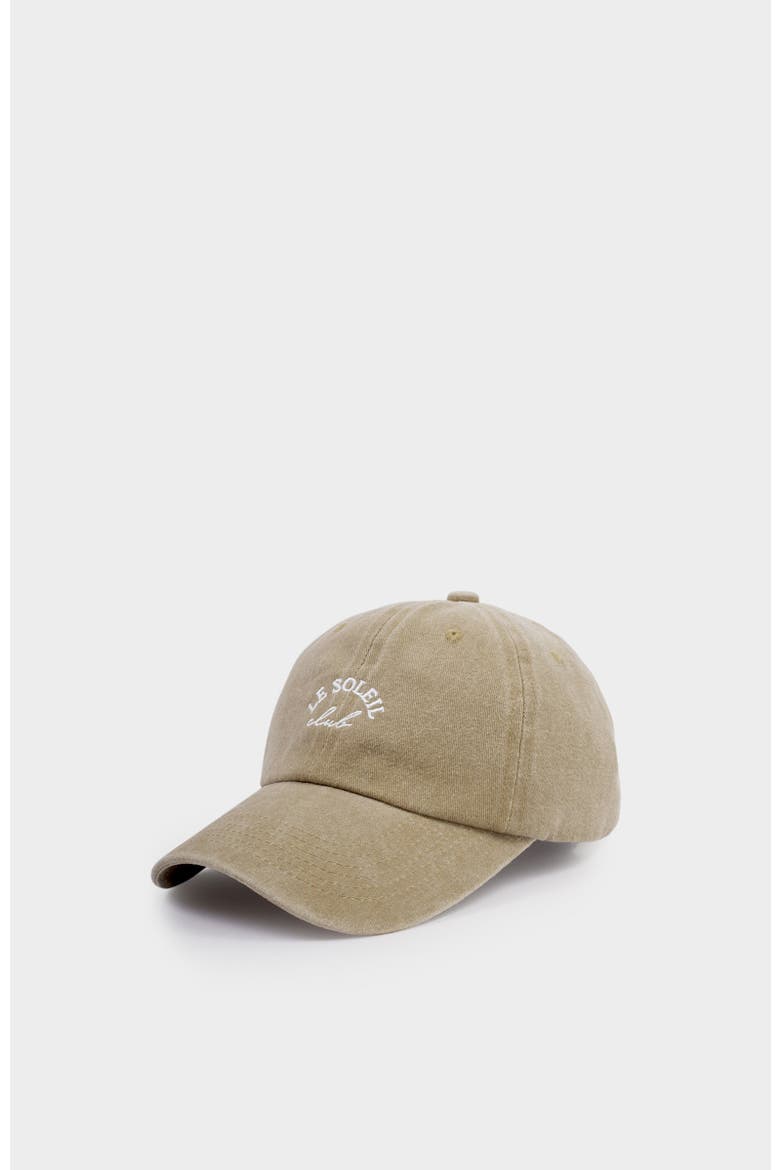 Embroidered Cap, Alternate, color, Taupe