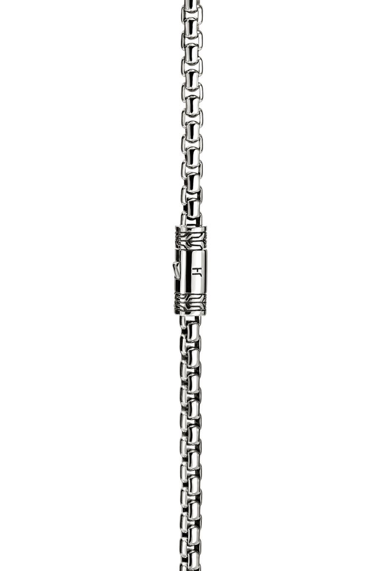 Heishi Tag Pendant Necklace, Alternate, color, SILVER
