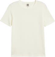 Anne Klein Luxe Washable Short Sleeve Wool Sweater