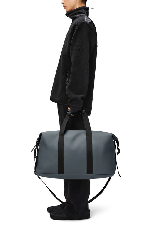 Rains Hilo Waterproof Weekend Bag In Blue