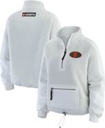 WEAR by Erin Andrews Women's WEAR by Erin Andrews Gray San Francisco Giants Polar Fleece Quarter-Zip Jacket