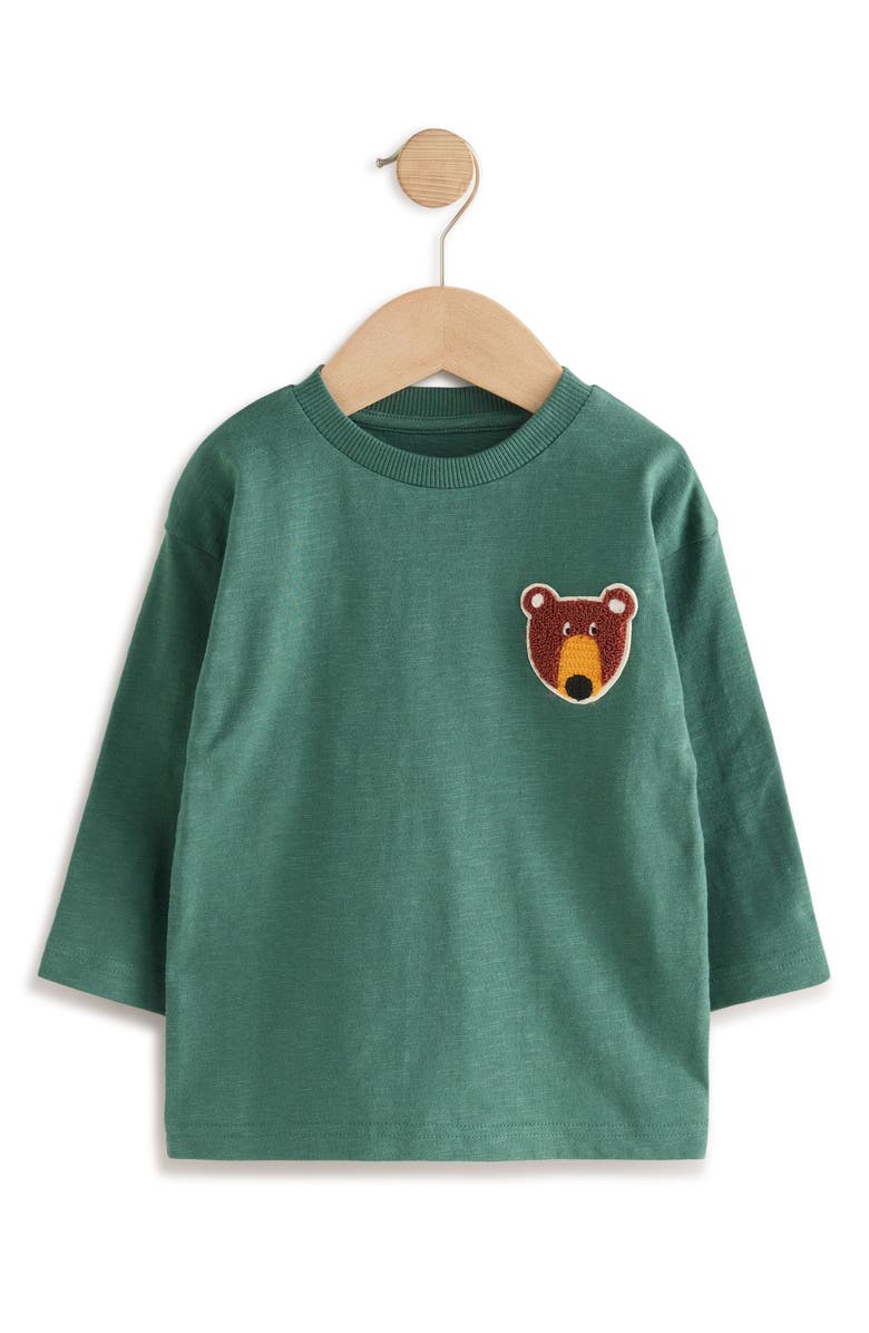 NEXT Kids' 3-Pack Long Sleeve Cotton T-Shirts Set, Alternate, color, Brown