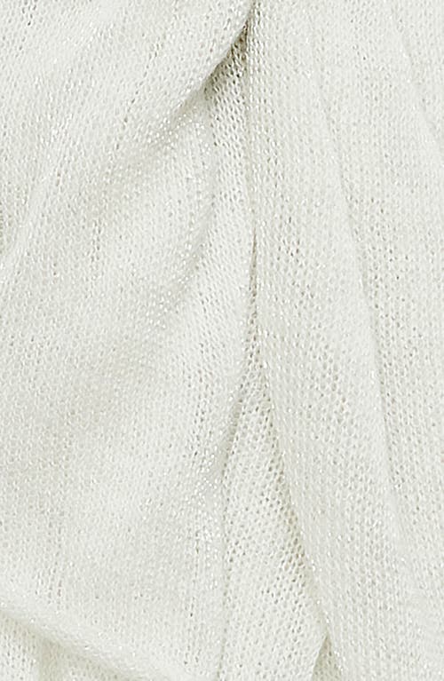 Lafayette 148 New York Fine Gauge Cashmere & Metallic Scarf