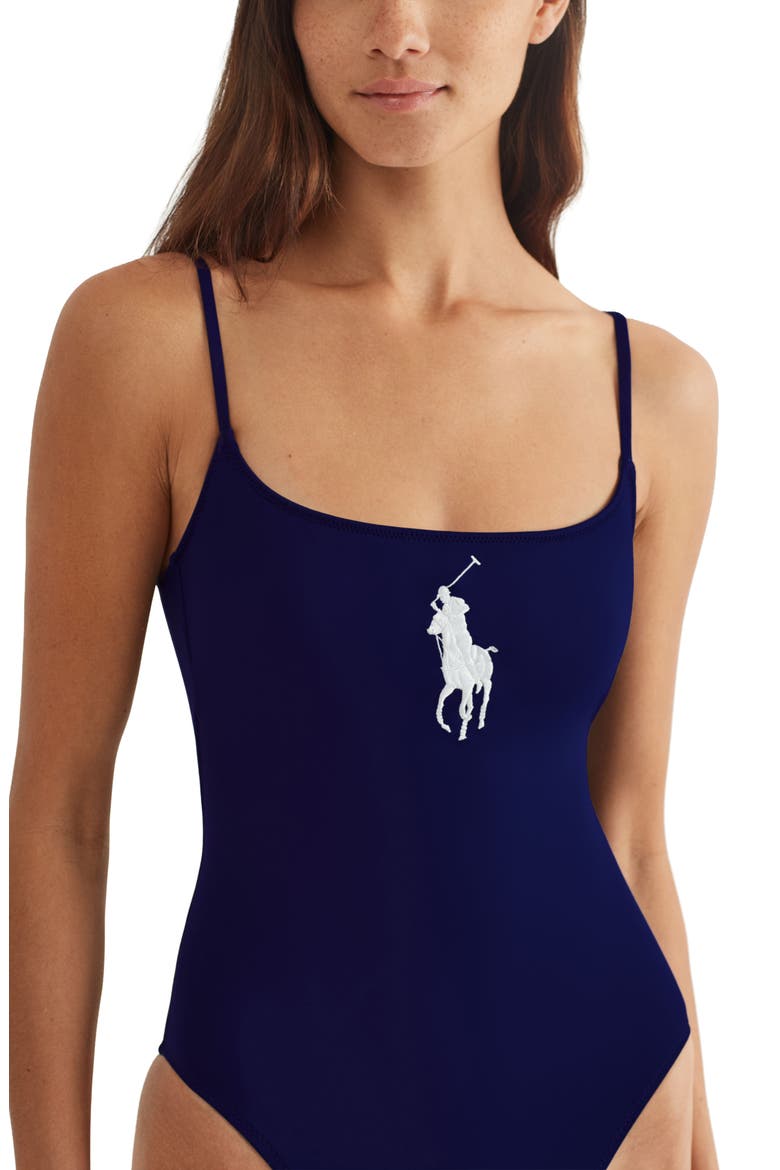 Kennedy One-Piece Swimsuit, Alternate, color, NAVY