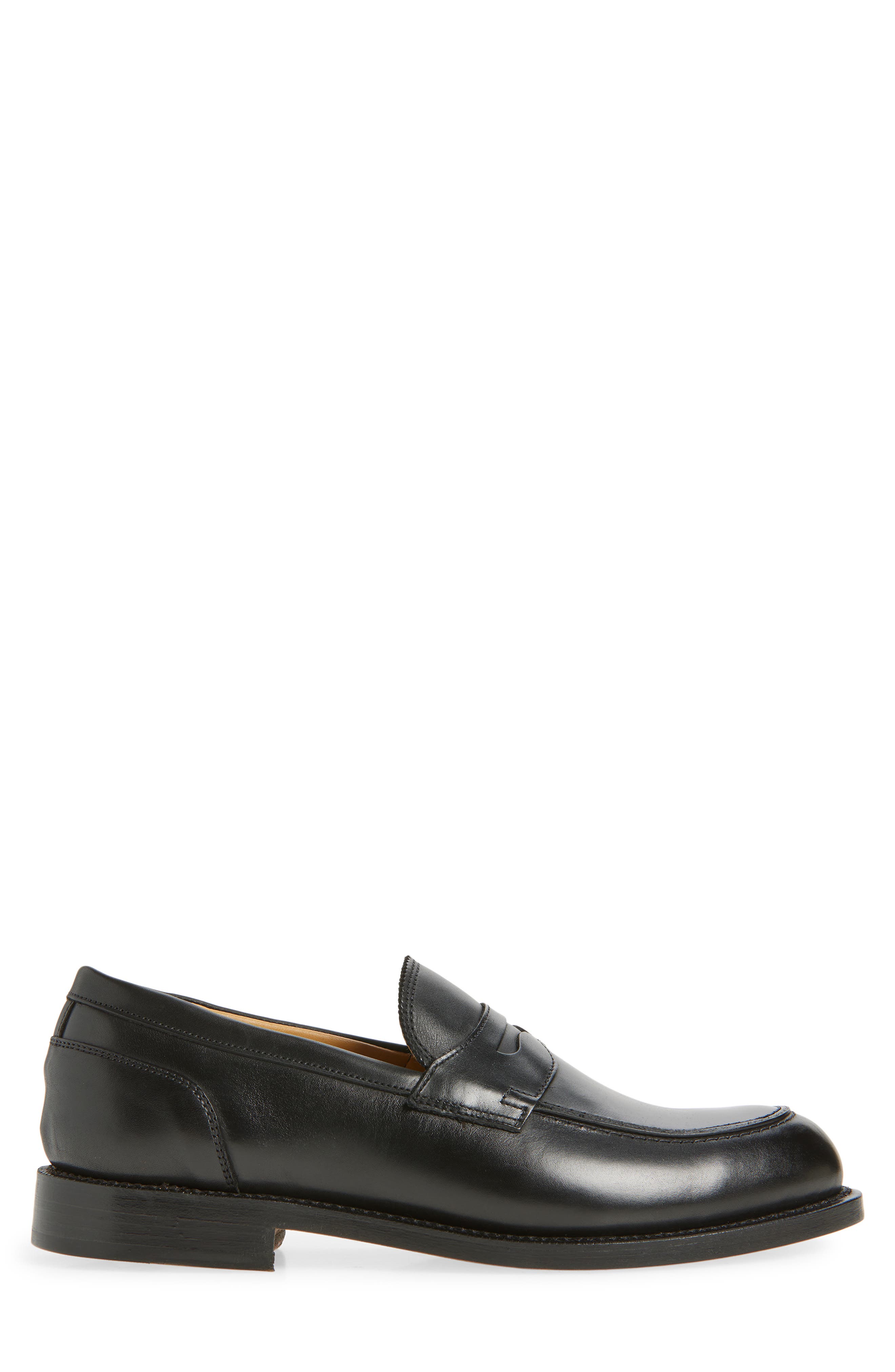 Allen Edmonds Miller Penny Loafer, Alternate, color, Black