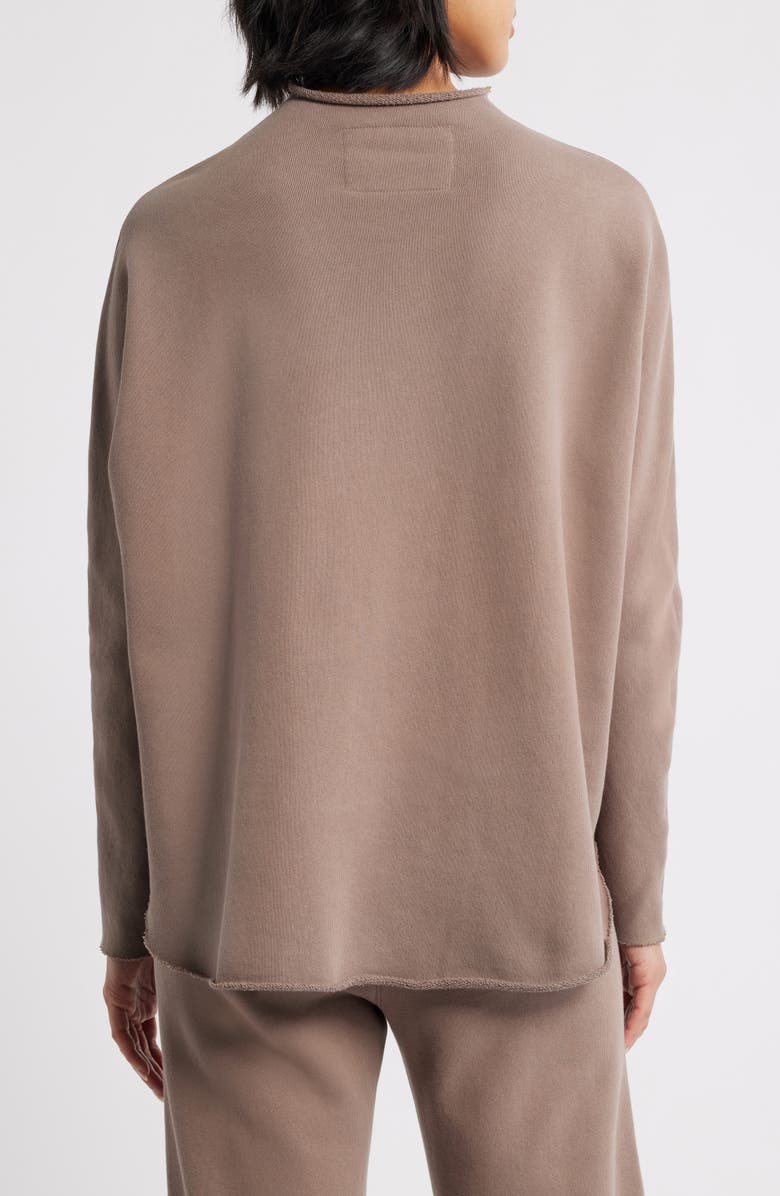 Frank & Eileen Effie Funnel Neck Capelet Sweatshirt, Alternate, color, Brulee