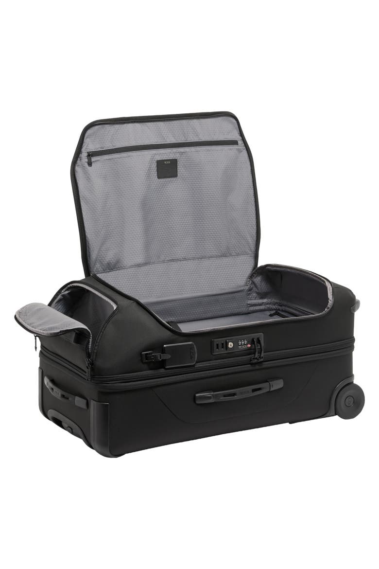 Alpha Bravo Medium Expandable 2-Wheeled Duffle, Alternate, color, BLACK