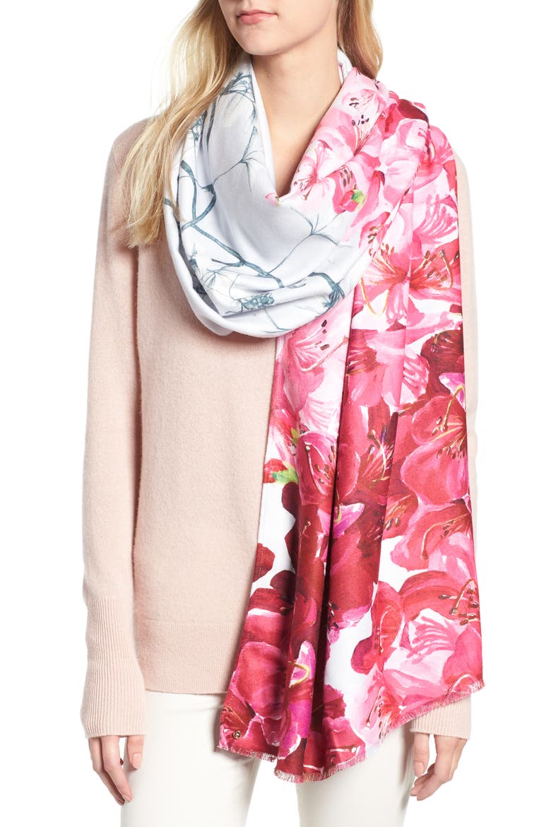 Babylon Long Scarf, Main, color, GREY