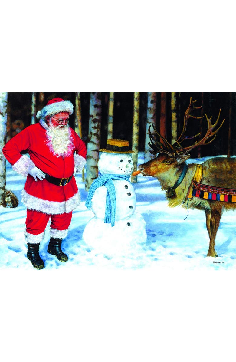 Sunsout A Carrot for Rudolf 300 piece Jigsaw Puzzle for Adults, Main, color,