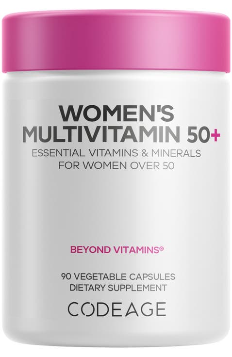 Women’s Multivitamin 50+, Essential Vitamins, Minerals for Women Over 50
