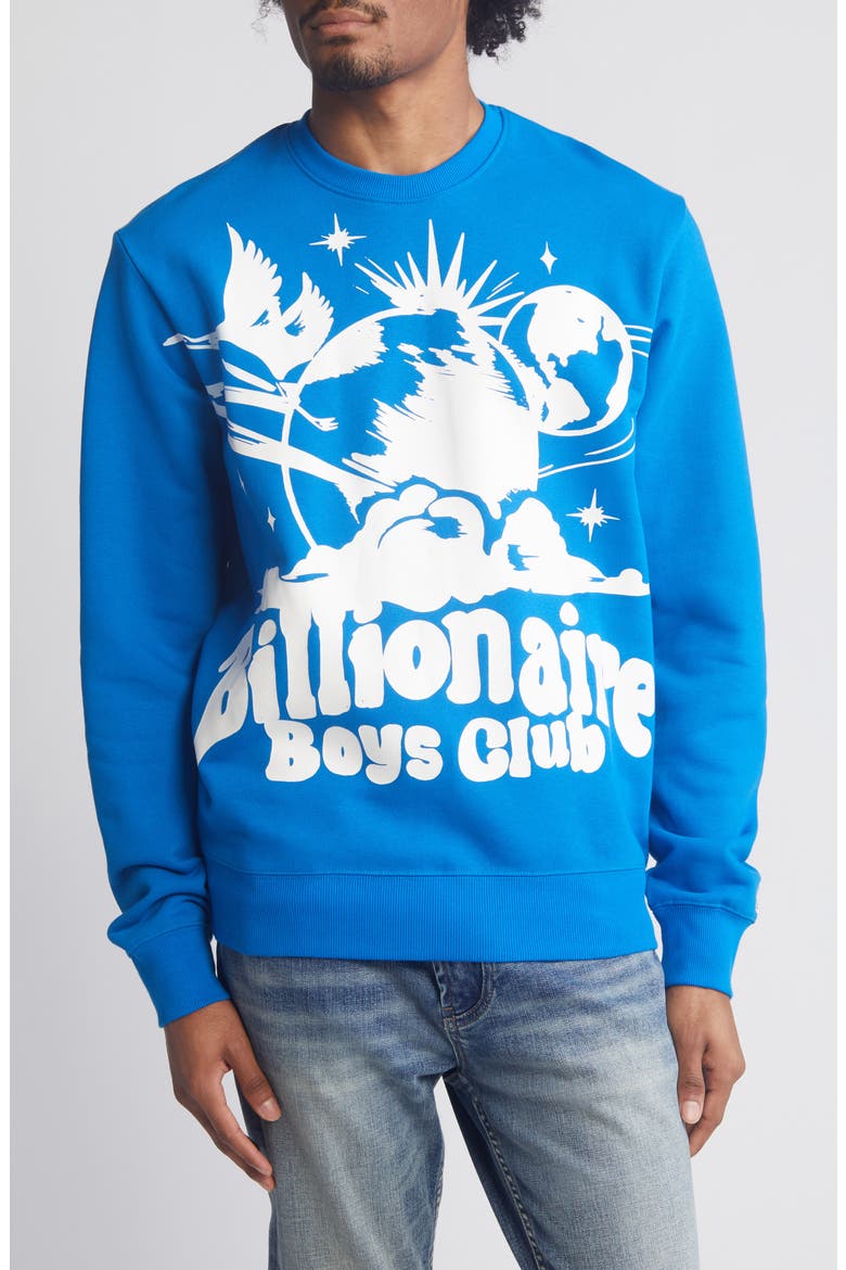 Tranquility Crewneck Sweatshirt, Main, color, SKY DIVER