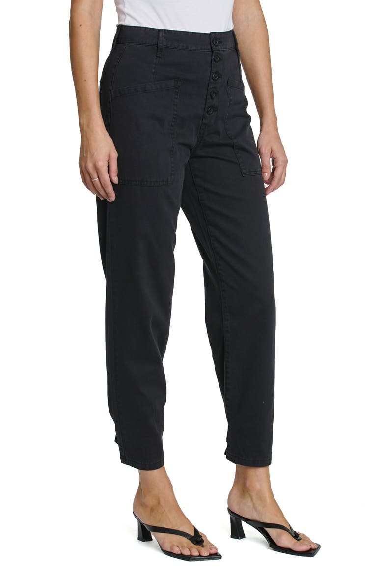 Tammy High Waist Trousers, Alternate, color, FADE TO BLACK