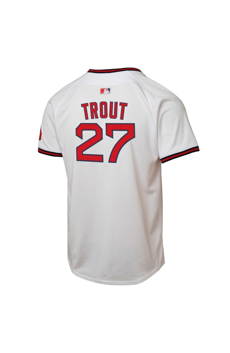 Nike Youth Nike Mike Trout White Los Angeles Angels Alternate 2 Limited Player Jersey, Alternate, color, White