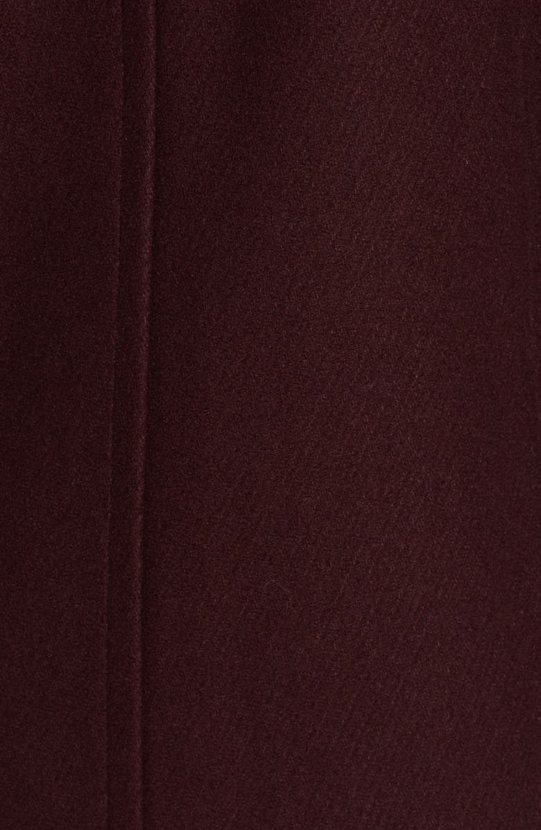 Cole Haan Signature Wool Blend Twill Duffle Jacket with Faux Fur Trim, Alternate, color,