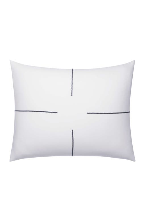 Vera Wang Zigzag Cotton Sateen Duvet Cover & Sham Set In White