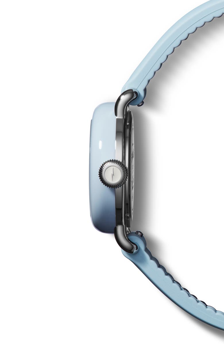 Shinola Detrola Pee Wee Silicone Strap Watch, 25mm, Alternate, color, 