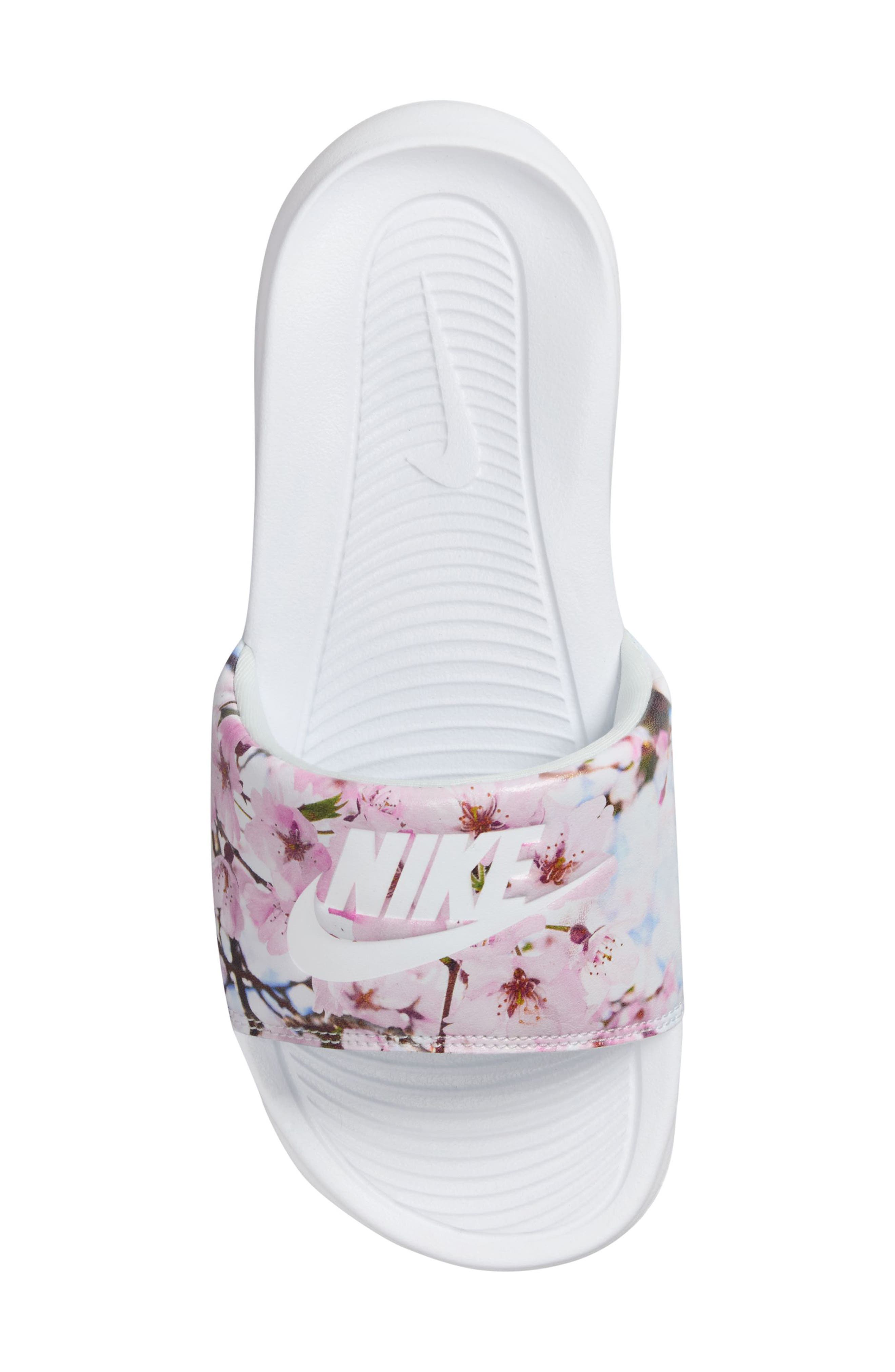 Nike Victori One Sport Slide Sandal, Alternate, color, White/ White