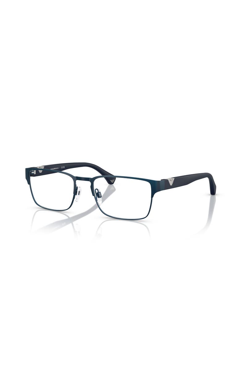 Emporio Armani 55mm Square optical glasses, Main, color, Blue
