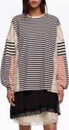 Bimba y Lola Striped Oversize T-Shirt