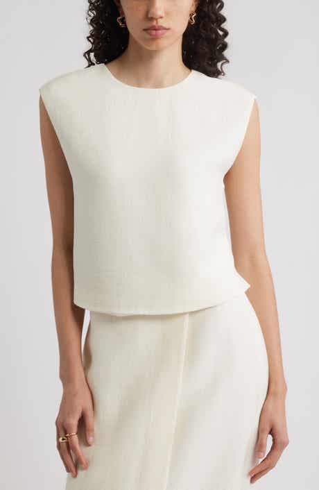 Nordstrom Textured Crop Top