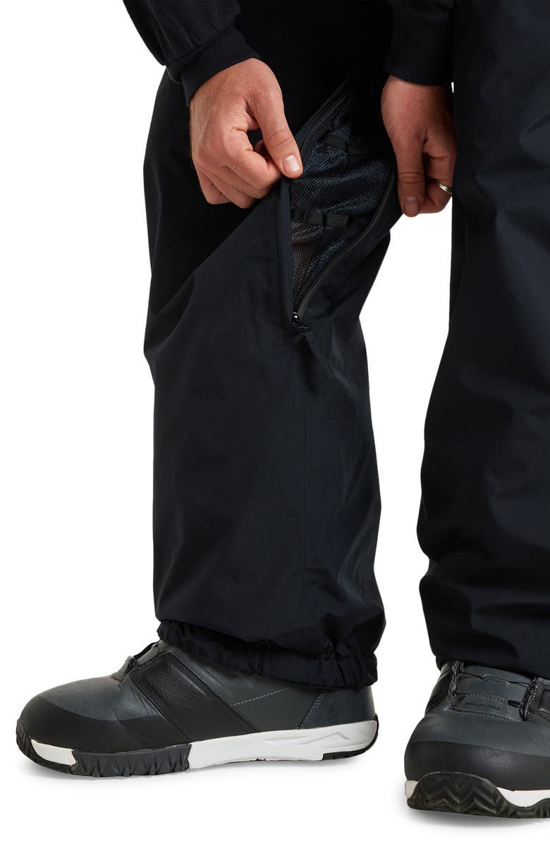 Quiksilver High Altitude Gore-Tex<sup>®</sup> Waterproof Ski Pants, Alternate, color, True Black