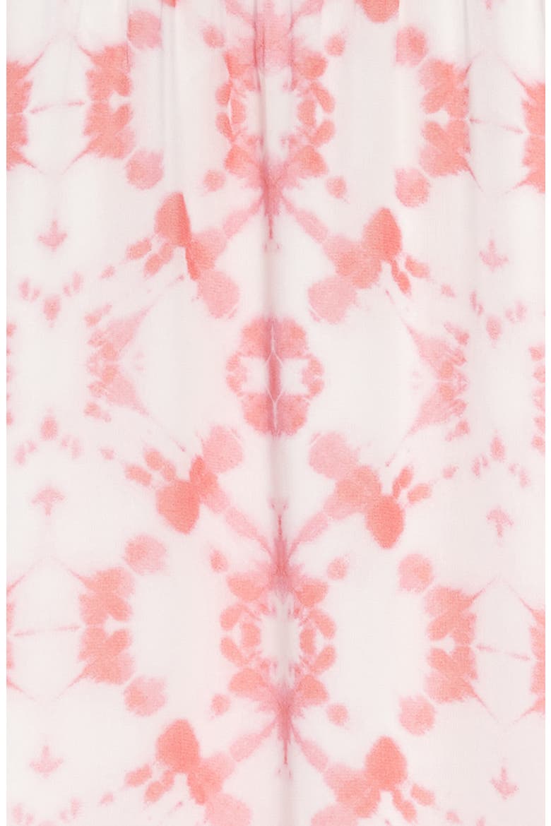 Sleeveless Tie Dye Ruffle Midi Dress, Alternate, color, PINK/IVORY