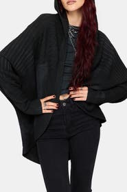 Disturbia Morpho Cocoon Hooded Cardigan