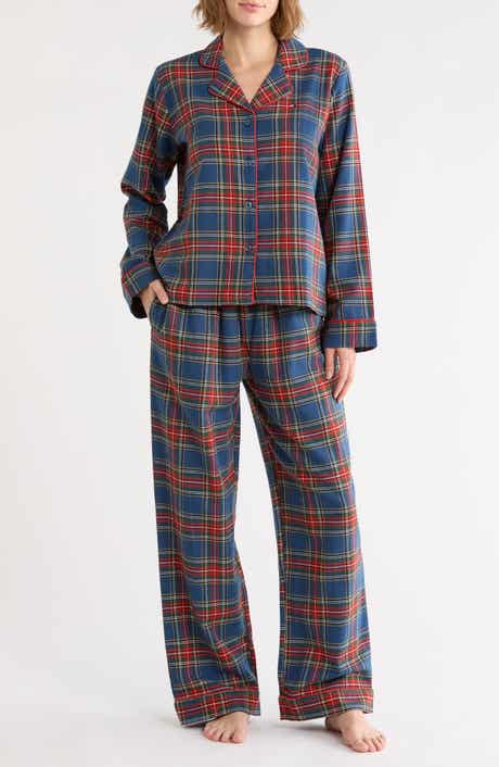Plaid Cotton Flannel Pajamas