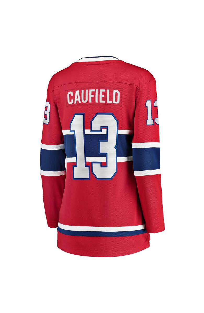 FANATICS Women's Fanatics Cole Caufield Red Montreal Canadiens Home Premier Breakaway Player Jersey Breakaway Jersey, Alternate, color, Red