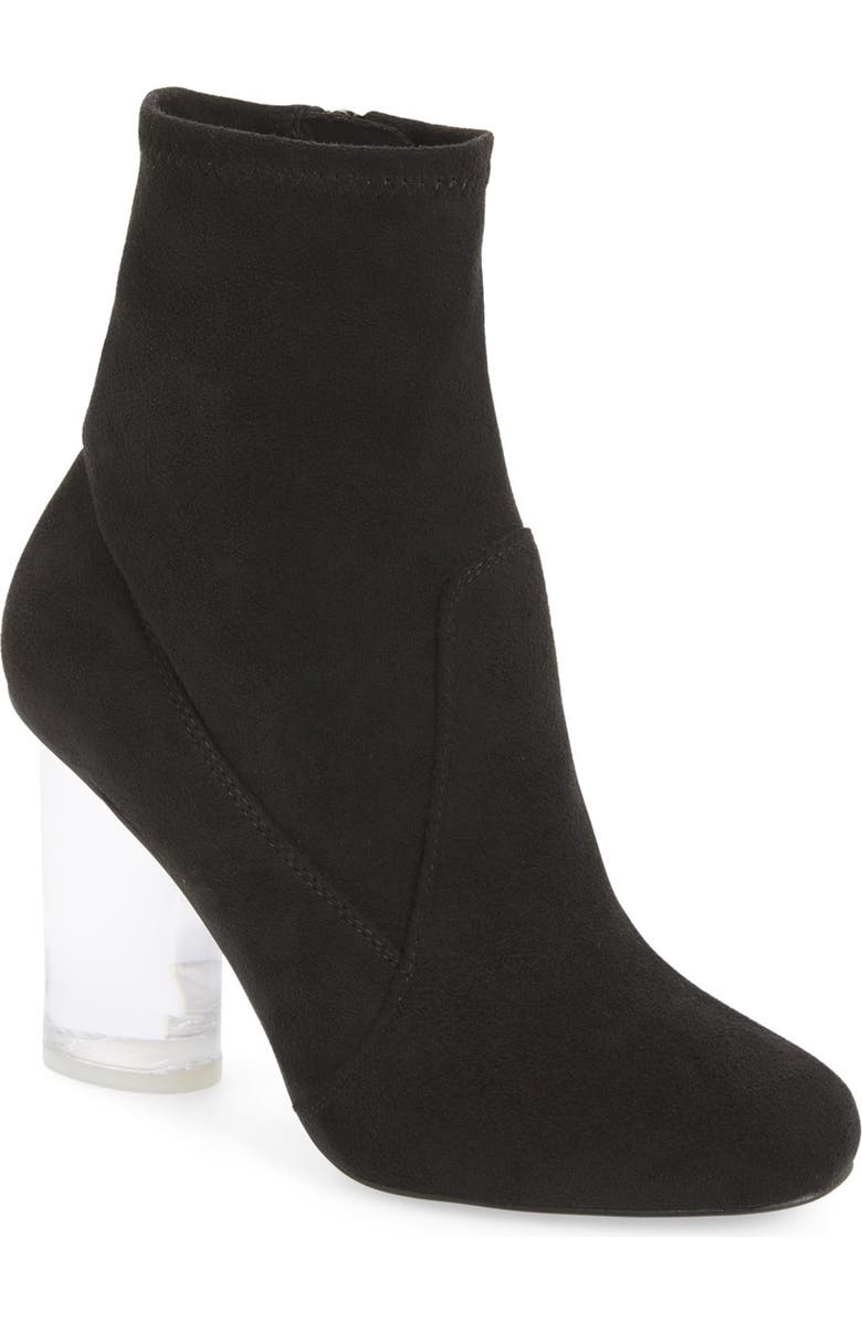 Jeffrey Campbell Ankle Boot, Main, color, Black Suede
