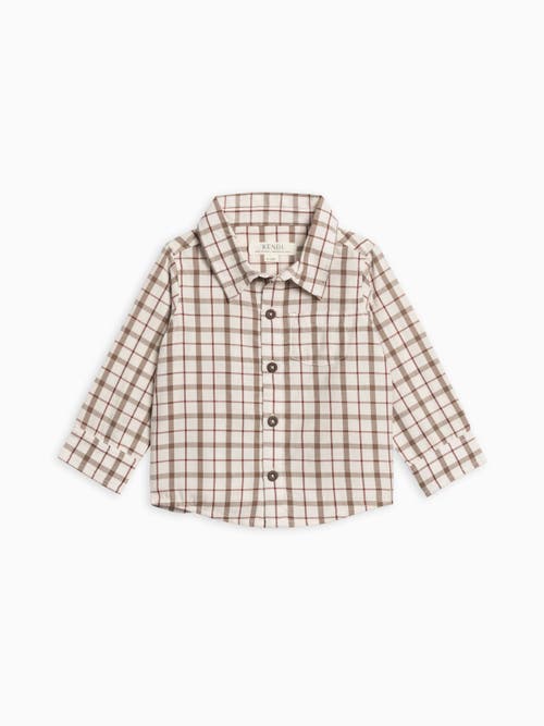 Kendi Earl Poplin Collar Shirt In Multi