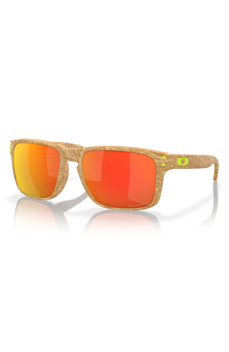 Oakley Holbrook 56mm Prizm<sup>™</sup> Polarized Rectangular Sunglasses, Alternate, color, 