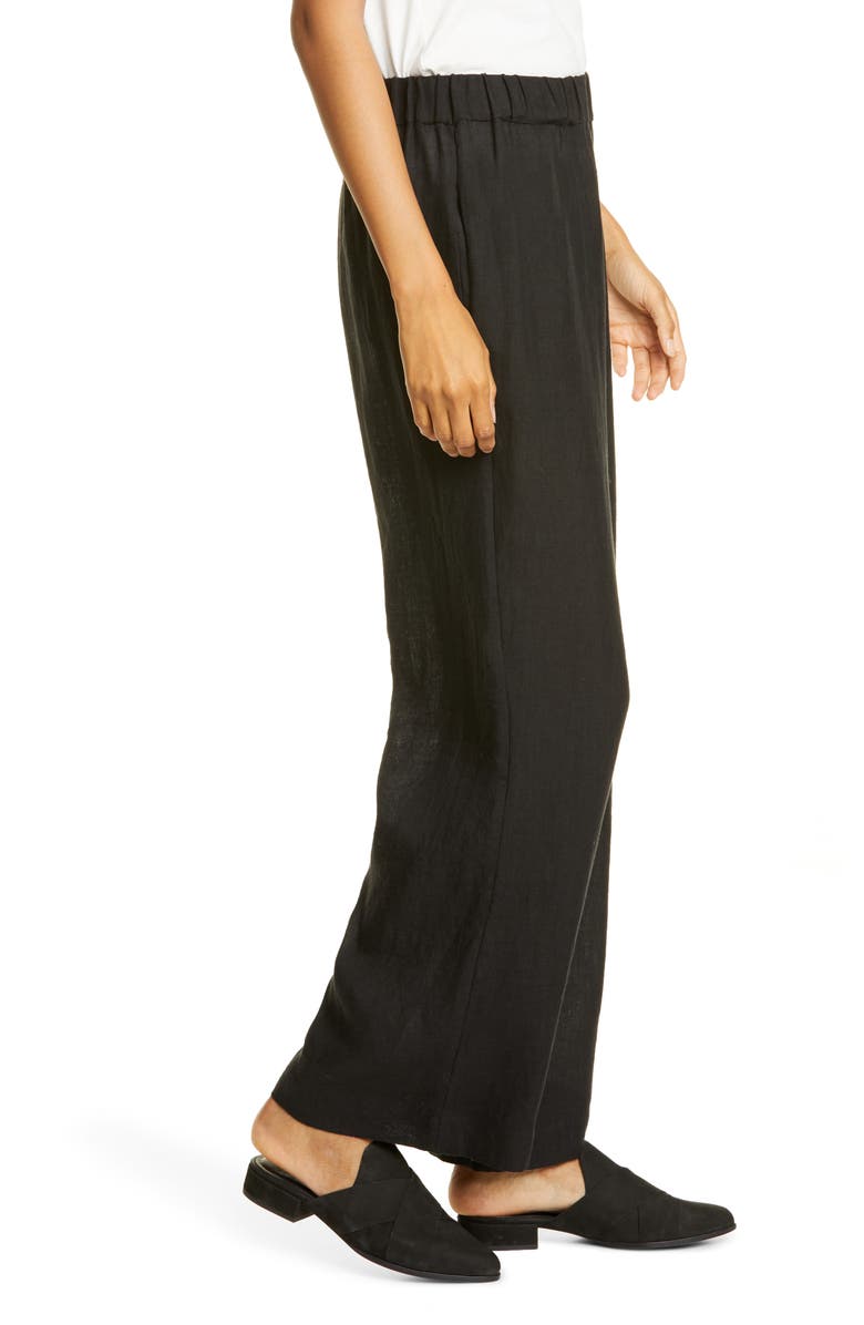 Jenni Kayne Elastic Waist Linen Pants, Alternate, color, 