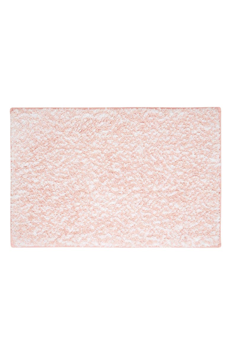 VCNY HOME Heathered Bath Rug, Main, color, Peach