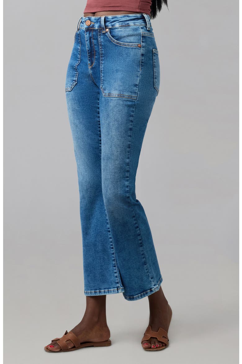 Billie High Rise Bootcut Jeans, Alternate, color, INDIGO MUSE
