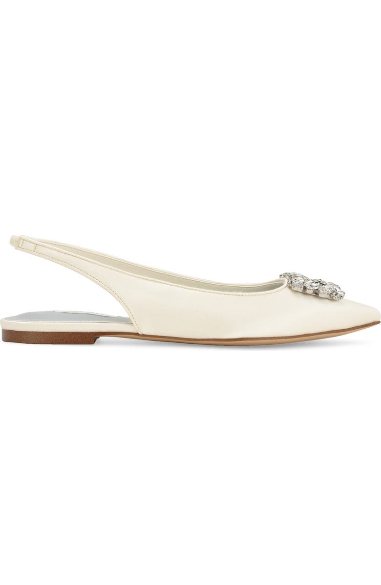 Nine West Blingy Crystal Slingback Flat, Alternate, color,