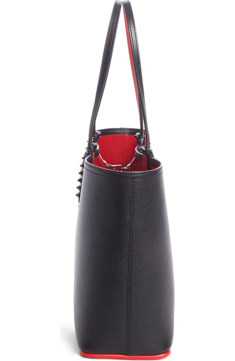 Christian Louboutin Small Cabata Calfskin Leather Tote, Alternate, color,