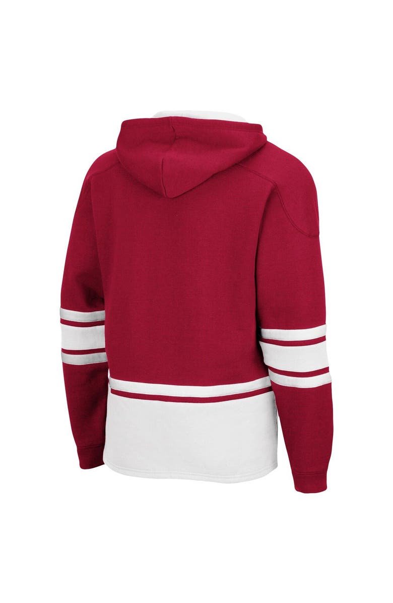 COLOSSEUM Men's Colosseum Cardinal Arkansas Razorbacks Lace Up 3.0 Pullover Hoodie, Alternate, color, Cardinal